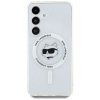 KARL LAGERFELD futerał do SAMSUNG S25 KLHMS25SHLSCHH (Magnetic IML Metal Choupette Head) biały